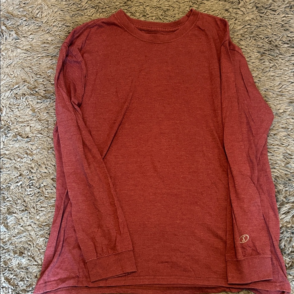 Spalding Maroon Long Sleeve Shirt